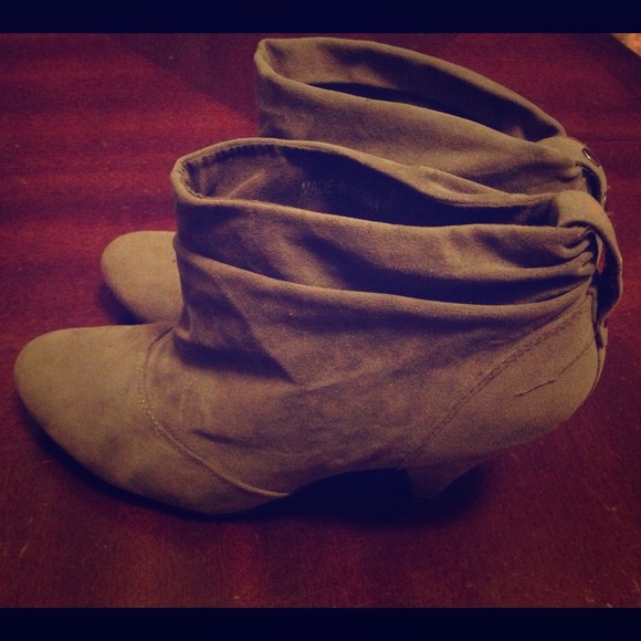 Grey Ankle Booties
