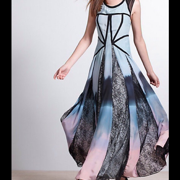 Host Pick! Anthropologie Hazy Woods Maxi Dress - Picture 2 of 4