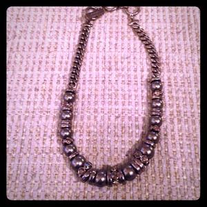Givenchy brown rhinestone necklace