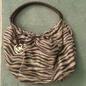 Authentic Michael Kors Zebra print handbag