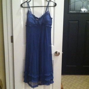 Fun flirty royal blue dress