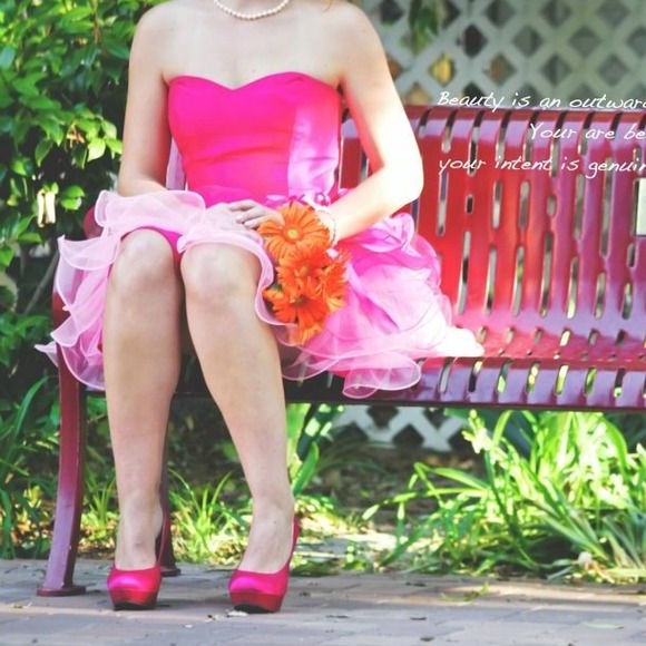 Betsey Johnson pink dress