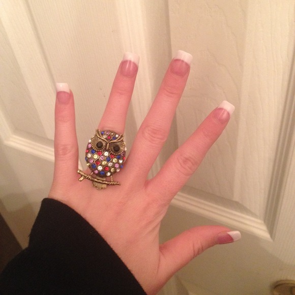 Colorful owl ring💙💛💚💜❤️ - Picture 2 of 2