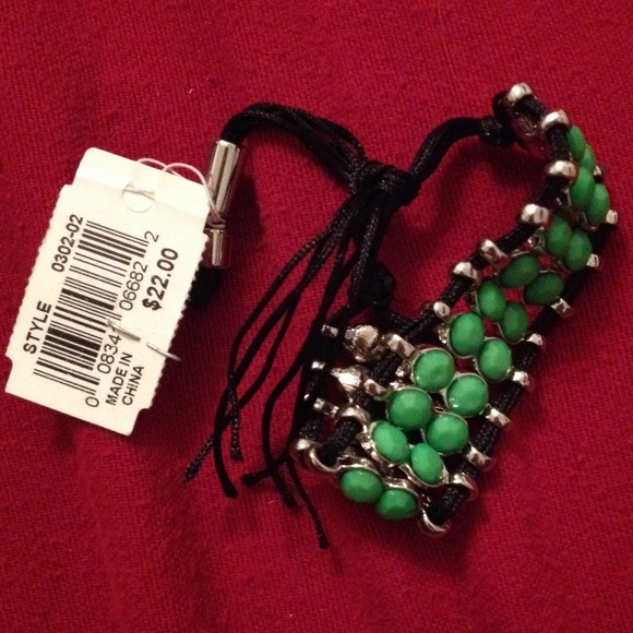 Bright green bracelet