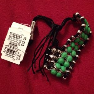 Bright green bracelet