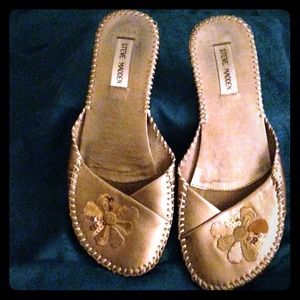 Bronze Steve Madden flats