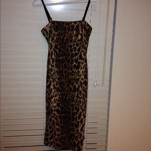 Cheetah print dress