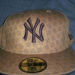 New York Yankee fitted baseball cap