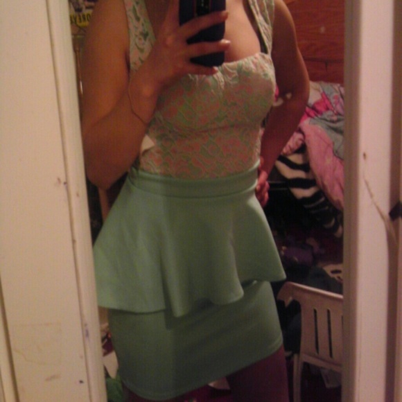 Mint Green classy dress
