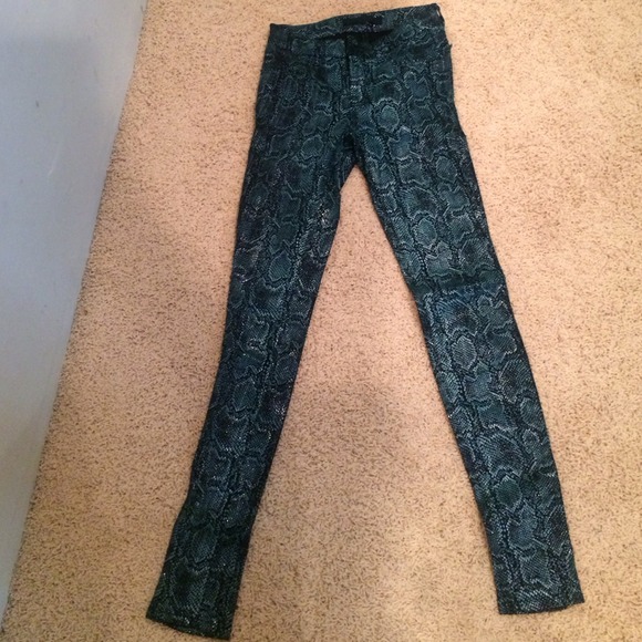 *** no longer available** J brand snakeskin jeans