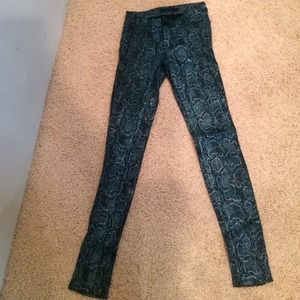 *** no longer available** J brand snakeskin jeans
