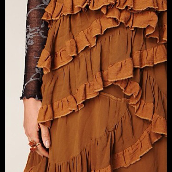 Nicholas K for Free People Babel Silk Ruffle Dress - Picture 3 of 4