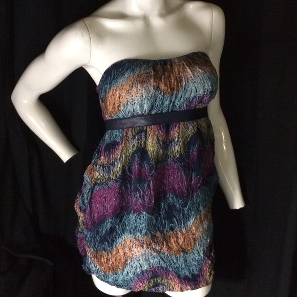Multi Colored Mini Tube Dress