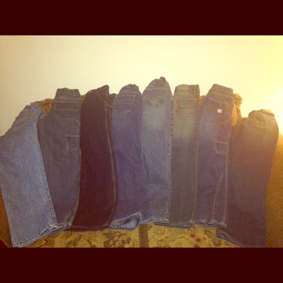 Lots (8) of boys jeans size 14