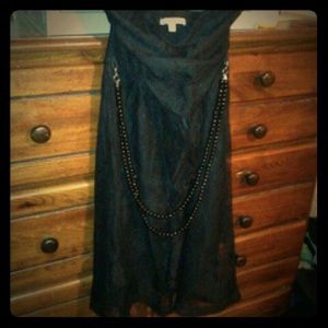 Charlotte Russe Strapless black dress