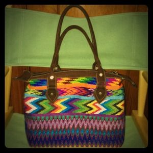 Vibrant, handmade Handbag