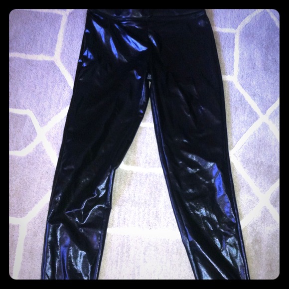 Imitation Leather Leggings