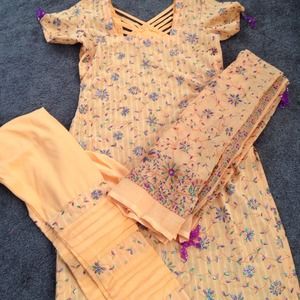 Beautiful indian dress with long stole