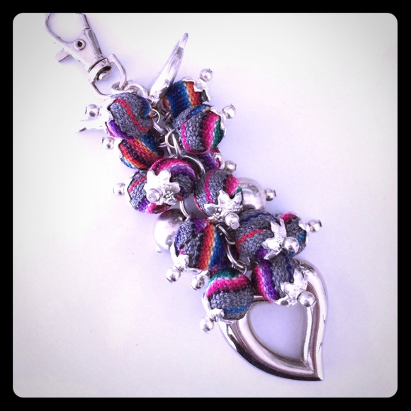 HANDMADE keychain, beautiful combination of colors
