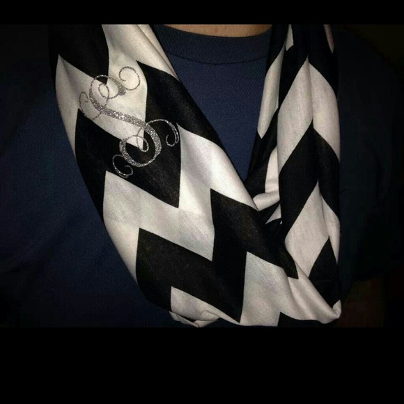 Accessories - Chevron infinity scarves monogrammed