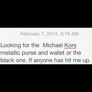 Interested in Michael Kors Purses