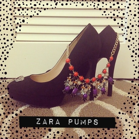 Black chic Zara pumps👠 - Picture 1 of 1