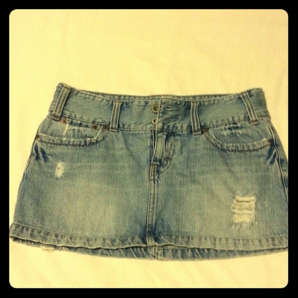 Denim mini skirt - Picture 1 of 2