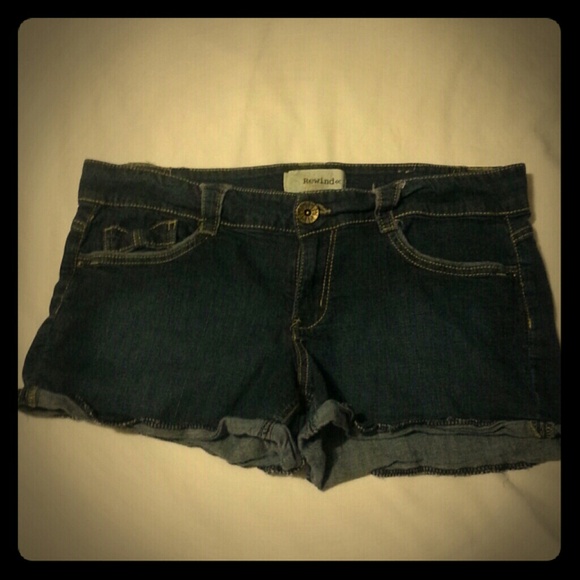 Denim shorts