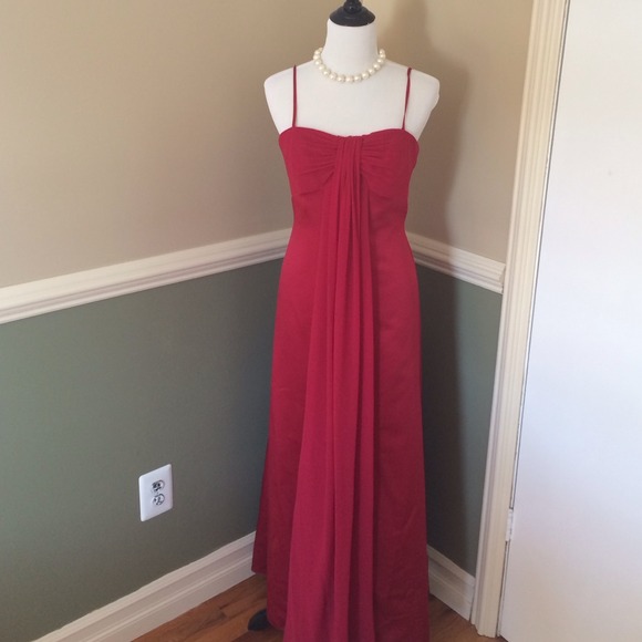 Red gorgeous gown