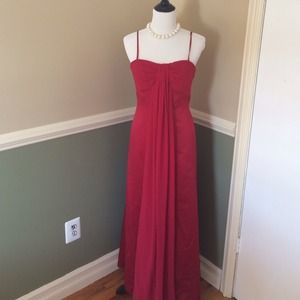 Red gorgeous gown