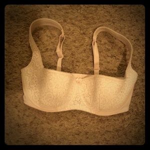 36DD light pink rose beautiful balconette Bra