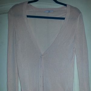 A light pink gap cardigan