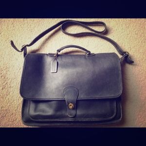 Vintage Coach Leather Briefcase