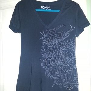 A gently worn fox t shirt