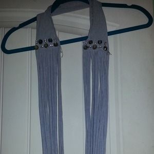 Handmade scarf with jewels