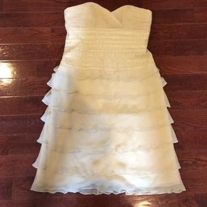 Ruffle Dress with sheer belt