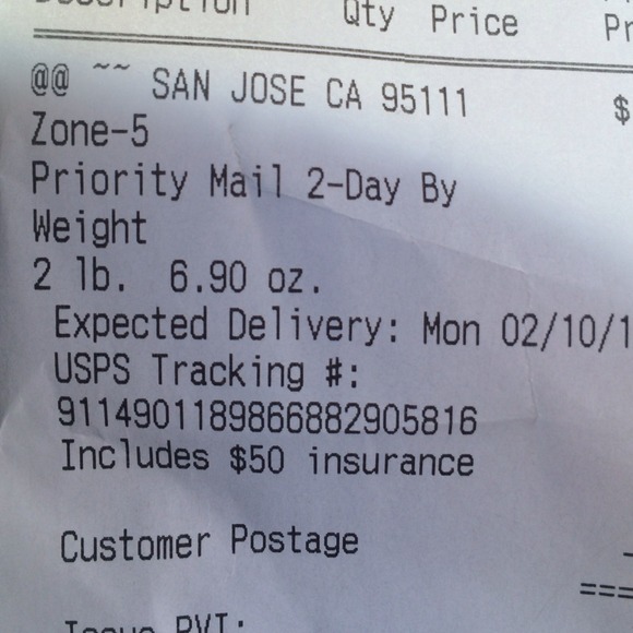 Shipping with new tracking # - Picture 1 of 1