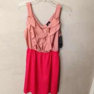 NWT: Mossimo Dress/Red/Apricot, size Small