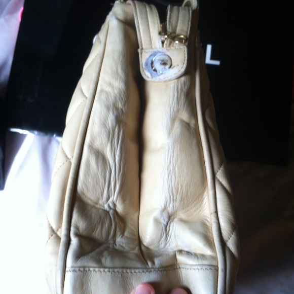 * SOLD * Chanel Vintage Beige Timeless Tote - Picture 3 of 4