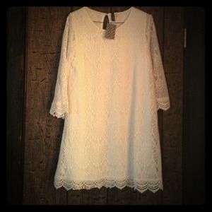 White vintage dress