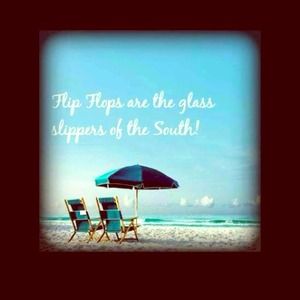 Bathing suits flip flops sun hats and sandles