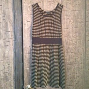 Flirty black and gold dress