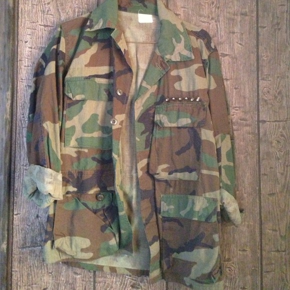 Oversized army jacket - Picture 1 of 2