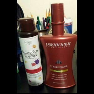 Professional haircolor shampoo and conditioner