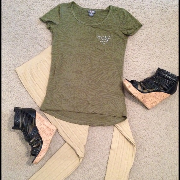 Casual Animal Print Tee