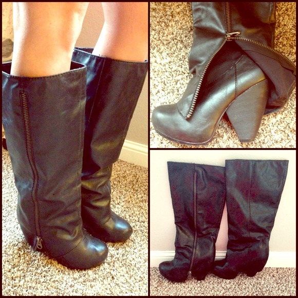 Black boots