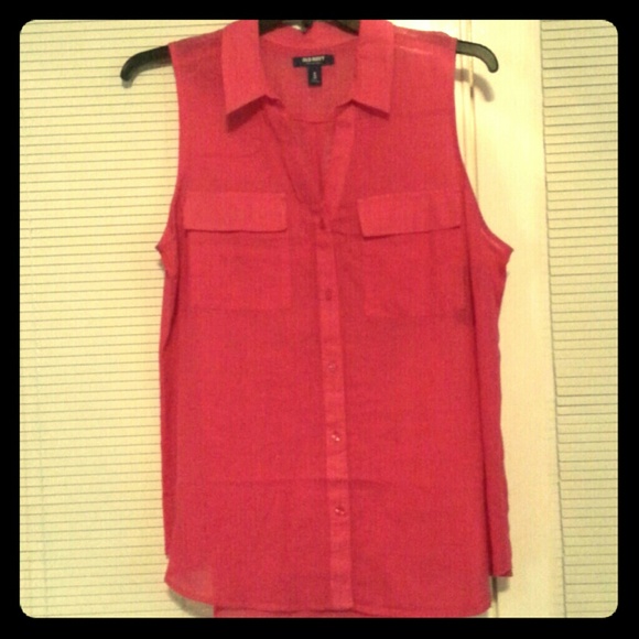 Pink sleeveless top - Picture 1 of 1