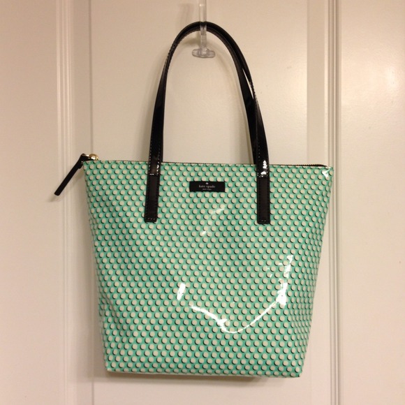 ⛔Sold⛔Kate Spade mint green Daycation tote handbag