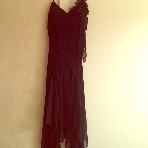 Black cocktail dress