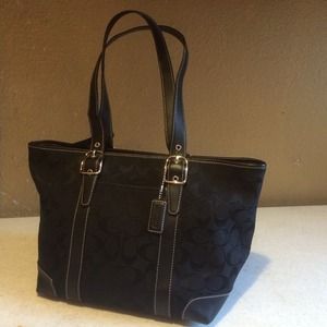 Authentic Black Coach like new handbag bag